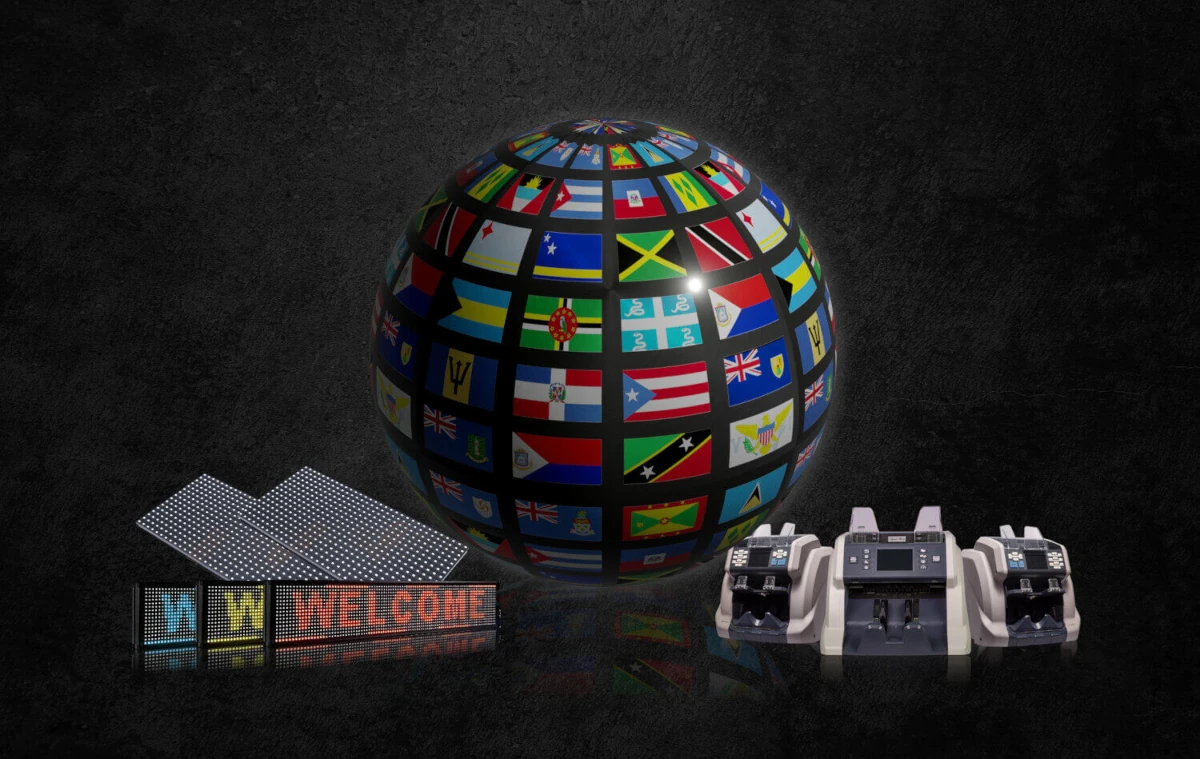 Money Counters and Led Screens sold in Jamaica and the Caribbean
